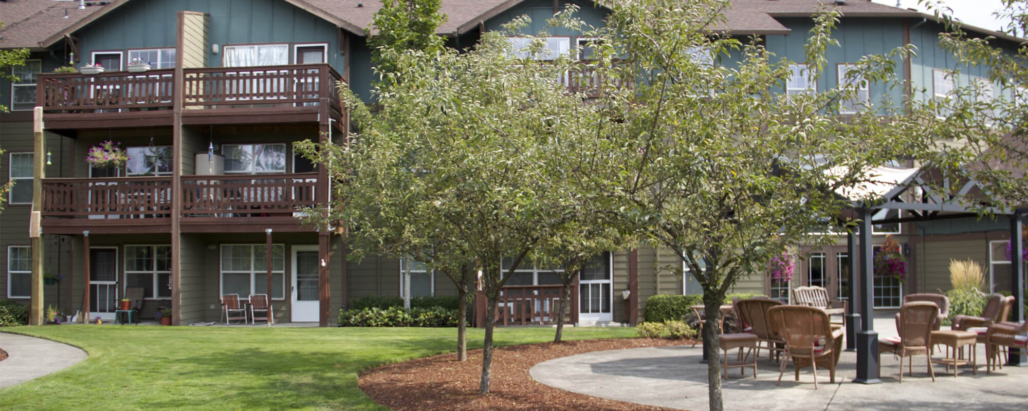 Exterior photo of the Sunnyview community