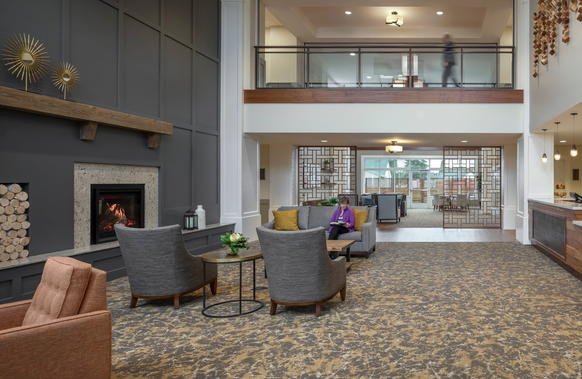 Lobby at The Springs at Sherwood