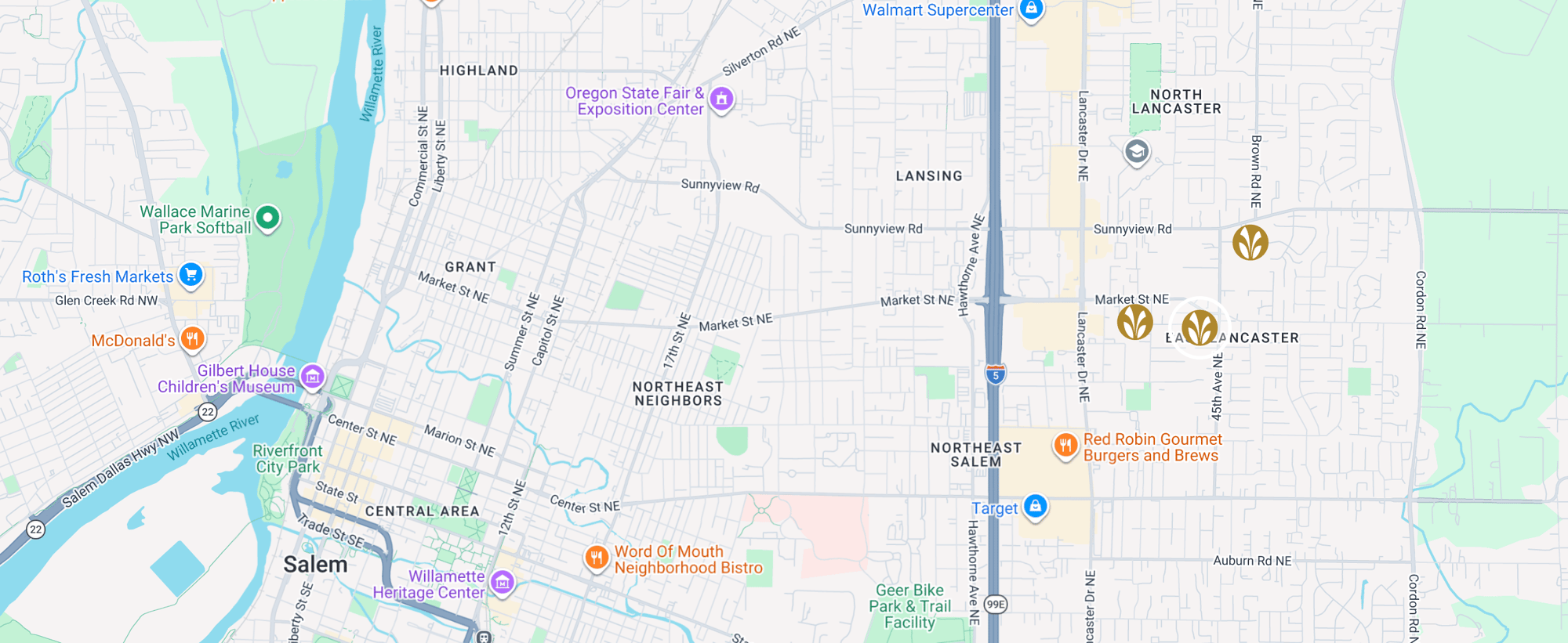 The Springs of Salem community map The Springs of Salem community map
