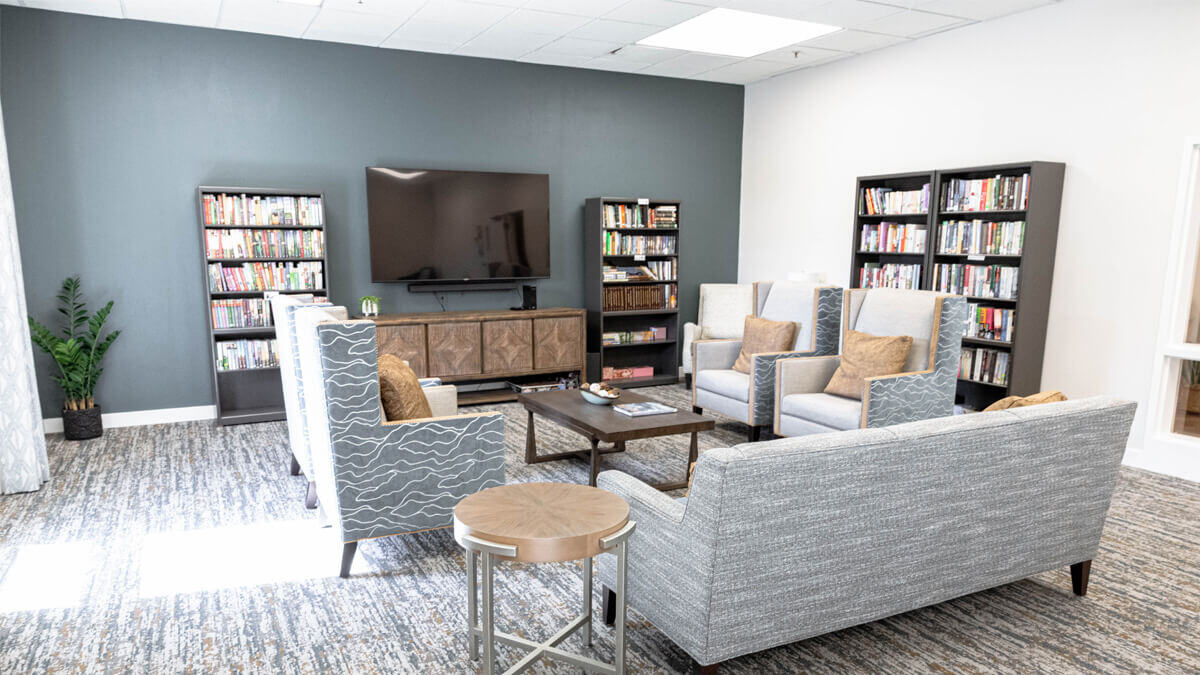 Library at the Lancaster Village community