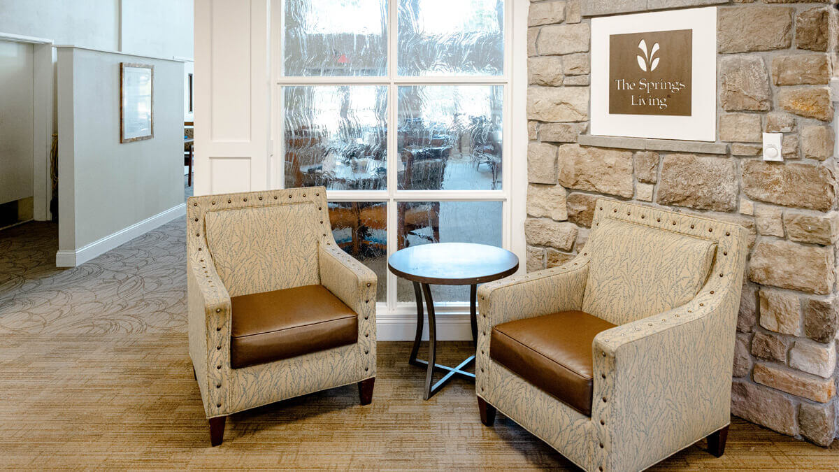 Lobby area at the Grand Park community