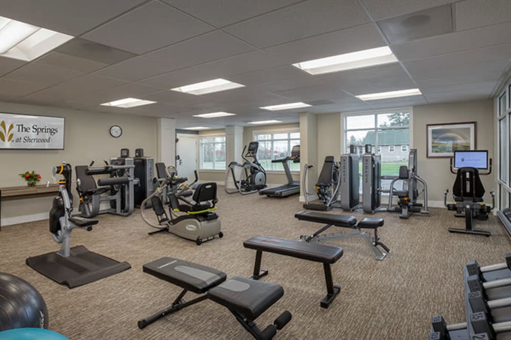 Fitness center at The Springs at Sherwood in Sherwood, Oregon